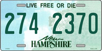NH license plate 2742370