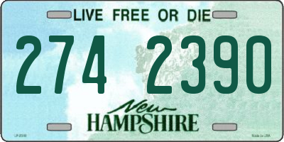 NH license plate 2742390