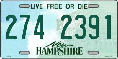 NH license plate 2742391