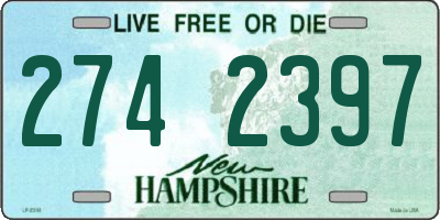 NH license plate 2742397