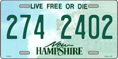 NH license plate 2742402