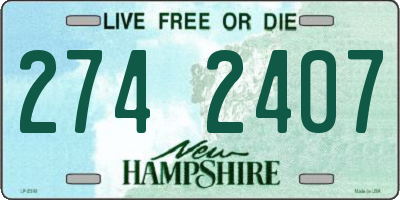 NH license plate 2742407