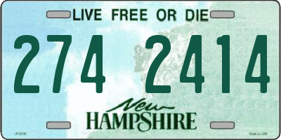 NH license plate 2742414