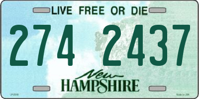 NH license plate 2742437
