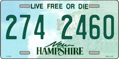 NH license plate 2742460