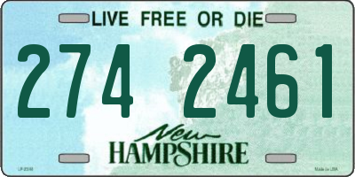 NH license plate 2742461