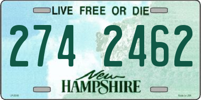 NH license plate 2742462