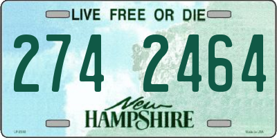 NH license plate 2742464