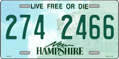NH license plate 2742466