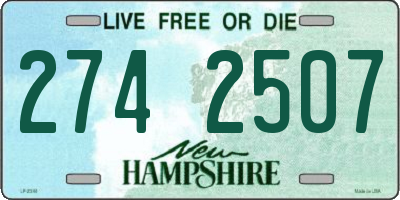 NH license plate 2742507