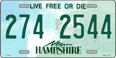 NH license plate 2742544