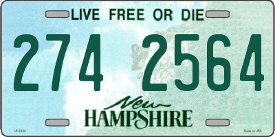 NH license plate 2742564