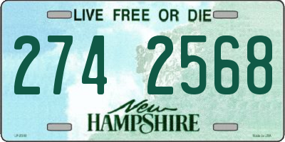 NH license plate 2742568