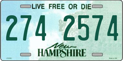 NH license plate 2742574