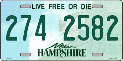 NH license plate 2742582