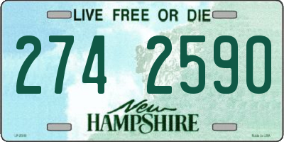 NH license plate 2742590