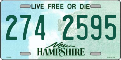 NH license plate 2742595