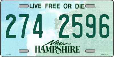 NH license plate 2742596