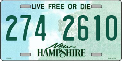 NH license plate 2742610