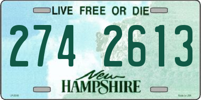 NH license plate 2742613