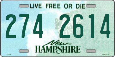 NH license plate 2742614