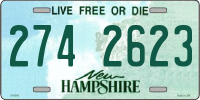 NH license plate 2742623