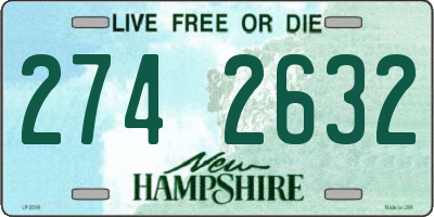 NH license plate 2742632