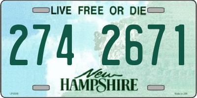NH license plate 2742671