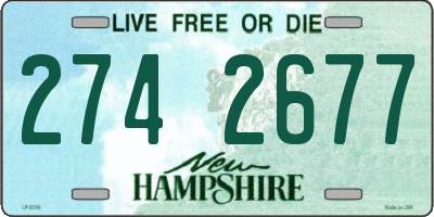 NH license plate 2742677