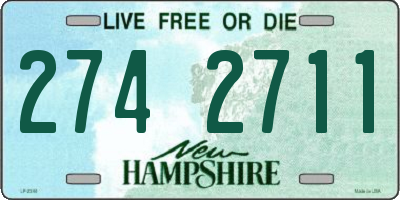 NH license plate 2742711