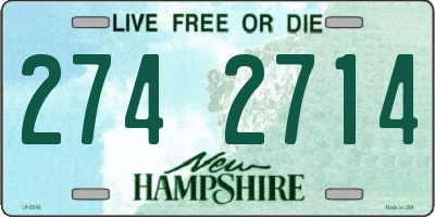 NH license plate 2742714