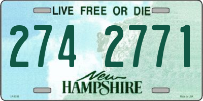 NH license plate 2742771