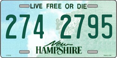 NH license plate 2742795
