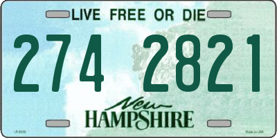 NH license plate 2742821