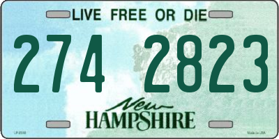 NH license plate 2742823