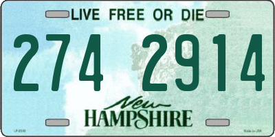 NH license plate 2742914