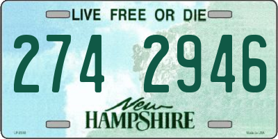 NH license plate 2742946