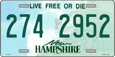 NH license plate 2742952