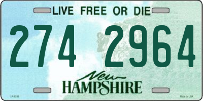 NH license plate 2742964