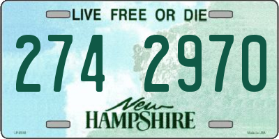 NH license plate 2742970