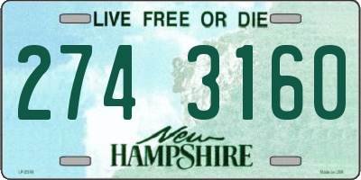 NH license plate 2743160
