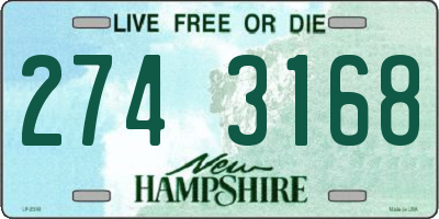 NH license plate 2743168