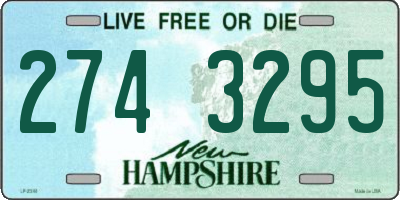 NH license plate 2743295