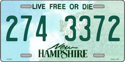 NH license plate 2743372