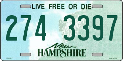 NH license plate 2743397