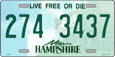 NH license plate 2743437