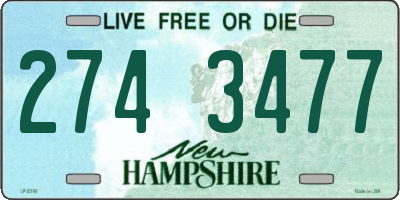 NH license plate 2743477