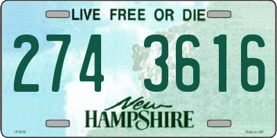 NH license plate 2743616
