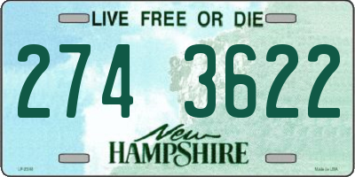 NH license plate 2743622