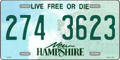 NH license plate 2743623